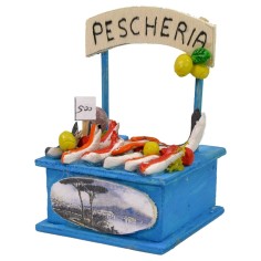 Fishmonger banquet with sign cm 6x6x9 h 2