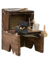 Carpenter's workbench 4x4x5.5 h cm for 6 h cm statues
