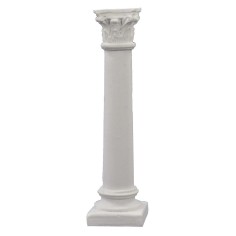 Colonna liscia con capitello corinzio cm 6,5 h 2
