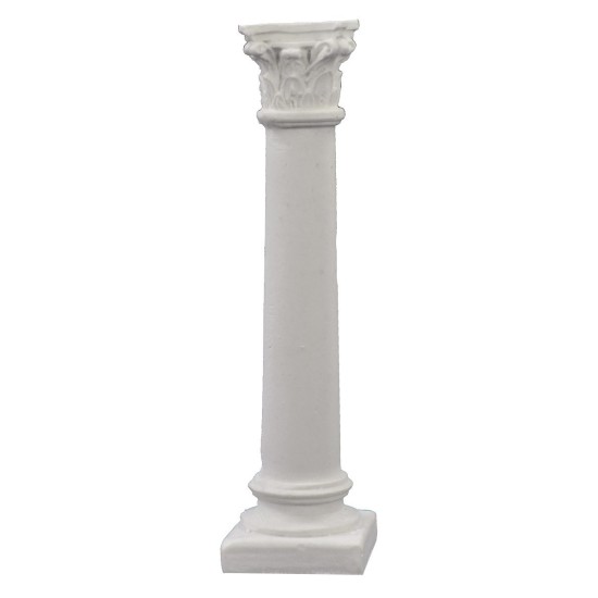 Columna lisa con capitel corintio cm 6,5 h Mundo Pesebres
