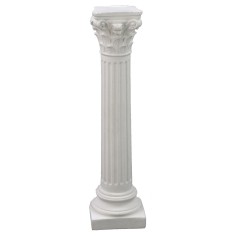 Half of a ribbed column 18 cm h
