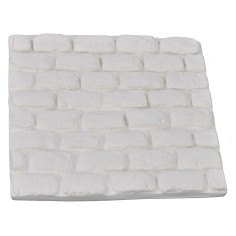 Large brick effect gypsum paving cm 18.5x20x1 h