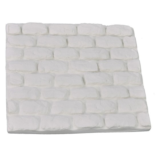 Large brick effect gypsum paving cm 18.5x20x1 h