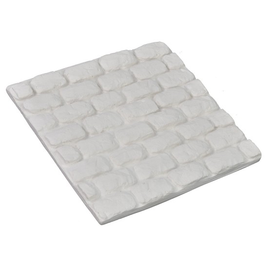 Adoquinado de yeso efecto ladrillos grandes cm 18,5x20x1 h