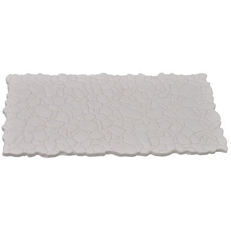 Pavimento de yeso efecto piedras mixtas cm 30x15x0,5 h