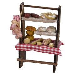 Banchetto espositivo salumiere cm 6,5x3,5x10 h Mondo Presepi 2