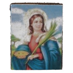 Cuadro con icono de 2,5x3,3 cm h Mundo Pesebres