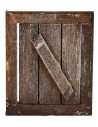 Finestra in legno con anta apribile cm 4x0,5x5 h Mondo Presepi