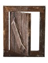 Wooden window with opening door cm 4x0.5x5 h