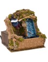 Fisherman in movement 10 cm series with functioning waterfall