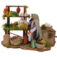 Fruttivendola palestinese 12 cm in movimento cm 20x11,5x14 h 2