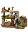 Vendedora de frutas palestina 12 cm en movimiento cm 20x11,5x14