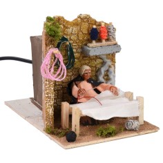 Sarta 8 cm en movimiento cm 11x17x11 h Mundo Pesebre 2