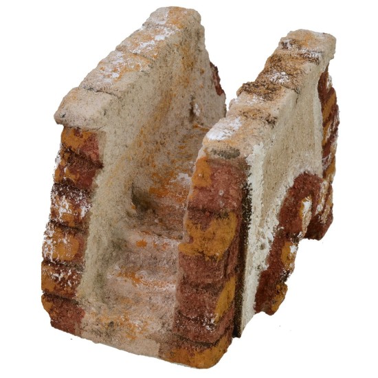 Scala con ponte cm 15x9,5x9 h Mondo Presepi