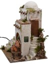 Casa árabe iluminada con taller del alfarero cm 25x25x34 h