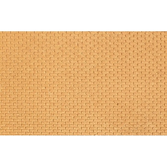 Panel de corcho de 25x20x0,6 cm en forma de ladrillo