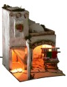 Illuminated Arab house with dressmaker's workshop cm 25x25x31,5