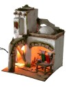 Illuminated Arab house with dressmaker's workshop cm 25x25x31,5
