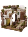 Illuminated Arab house with fountain cm 30x30x29,5 h