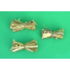 Conjunto de 3 haces de paja de 9 cm Mondo Presepi