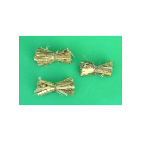Set of 3 twigs, straw 9 cm