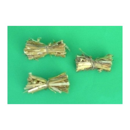 Conjunto de 3 haces de paja de 9 cm Mondo Presepi