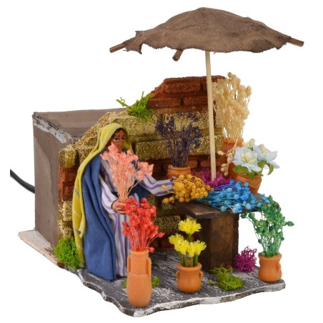 Florist in movement cm 10x15,5x14 h