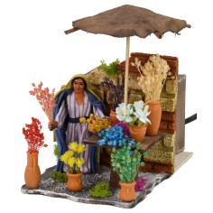 Florista en movimiento cm 10x15,5x14 h Mundo Pesebres