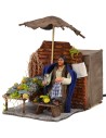 Pescadera en movimiento cm 10x15,5x13 h Mundo Pesebres