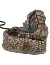 Cascata in resina effetto pietra funzionante cm 14,5x12x12 h