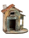 Casa individual con techo a dos aguas de 11,5x7,5x12,5 cm h