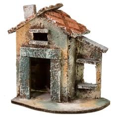 Casa individual con techo a dos aguas de 11,5x7,5x12,5 cm h 2