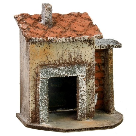 Casa individual con trastero para herramientas de 11x7x11 cm h