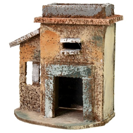 Casa singola con tetto piatto e terrazza in cima cm 11x6,5x12,5