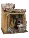 Tienda de un pizzero cm 19,5x14x21 h Mundo Pesebre