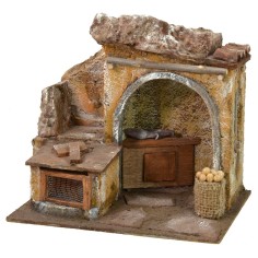 Tienda del pollero cm 19,5x14,5x18 h Mundo Pesebre