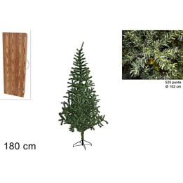 Árbol de Navidad con 450 puntas, 180 cm de altura.