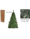 Albero di Natale con 1260 punte cm 210 h