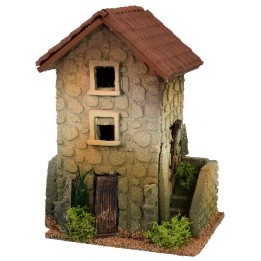 Casa con entrada lateral 15x12x21 h