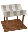 Tienda palestina de 15x15x13 cm de altura para estatuas de 8-10