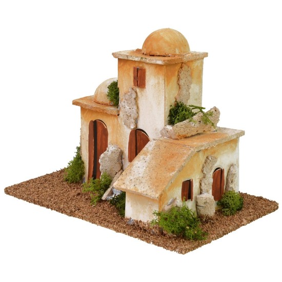 Minareto con scale cm 20x12x14 h per statue 5-6 cm Mondo Presepi