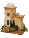 Pair of minarets with stairs and Arab arch cm 11x8x11.5 h for