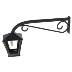 Lampione a muro grande con microlampada 12V. Mondo Presepi
