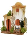 Pair of minarets with dome and stairs cm 11x8x15 h for statues