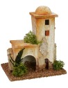 Coppia a due piani con arco laterale cm 11x8x13 h per statue