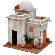Palestinian minaret finished on all sides 16x16x18h cm
