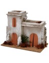 Minareto palestinese con tetti quadrati cm 20x12x16,5h