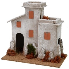 Casa palestinese cm 20x12x19,5 h per statue 8 cm Mondo Presepi 2