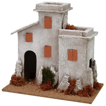 Casa palestinese cm 20x12x19,5 h per statue 8 cm