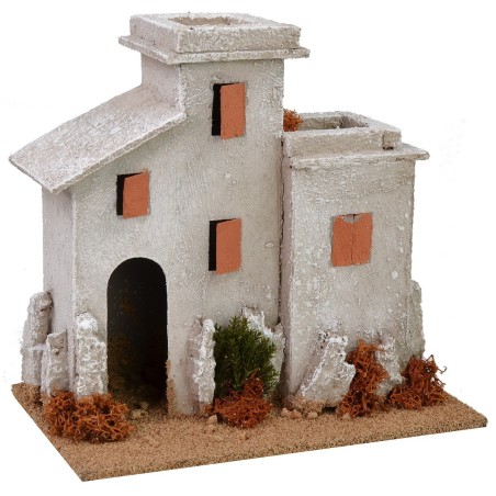 Casa palestinese cm 20x12x19,5 h per statue 8 cm Mondo Presepi